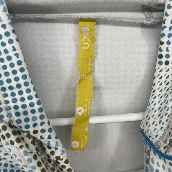 Lolë Lole Size M Athletic Pullover Hoodie Geometric Long Sleeve Hiking Sweater - Picture 8 of 10